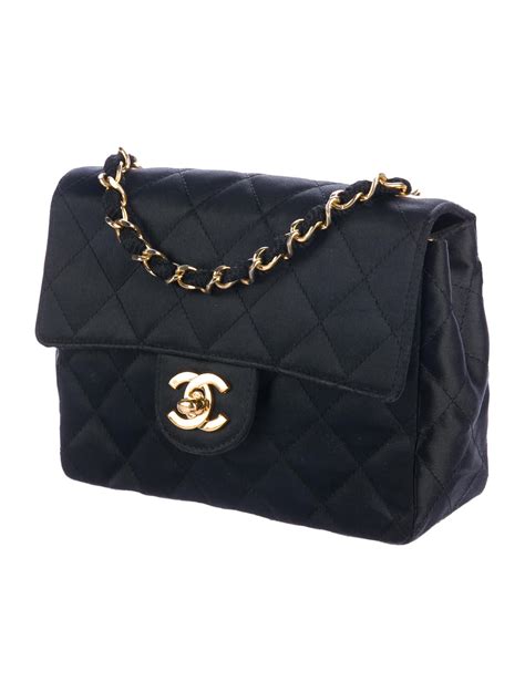 chanel satin flap bag|chanel vintage flap bag.